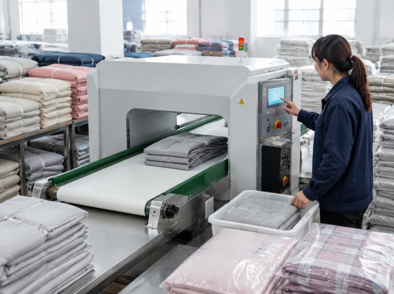 输送式服装检针机