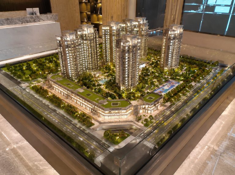 地产楼盘建筑沙盘模型